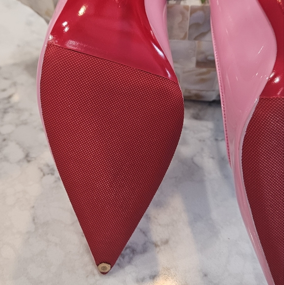 Christian Louboutin Patent Leather Sporty Kate 85mm In Pinkador - Picture 4 of 12